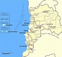 Mapa de Valparaíso - Mapa Físico, Geográfico, Político, turístico y ...