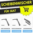 SEAT ALTEA / ALTEA XL Scheibenwischer (Wischerblätter ...