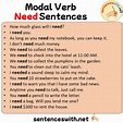 Modal Verbs Need Sentences, 40 Examples of Need Sentences ...