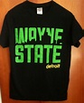 WAYNE STATE UNIVERSITY small T shirt WSU tee Michigan Warriors Detroit ...