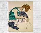 Egon Schiele Seated Woman Painting by Egon Schiele Art Egon Schiele ...