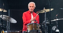 Charlie Watts, batteur mythique du groupe des Rolling Stones en concert ...