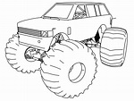 Monster Truck coloring pages. Printable For Kids | WONDER DAY ...