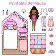 How to make a paper dollhouse printables katemade – Artofit