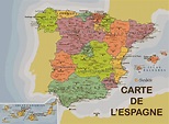 Carte Espagne » Vacances - Arts- Guides Voyages