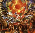Otto Dix, Abensonne (Ypern) [Evening Sun (Ypres)], 1918