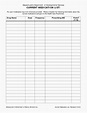 Printable Free Printable Medication Lists Templates