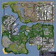 Grand Theft Auto: San Andreas Vehicle Location Map Map for PlayStation ...