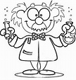 Albert einstein caricatura quimica - Imagui