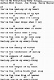 Country Music:You're My Everything-Eddy Arnold Lyrics and Chords