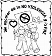 30 de enero – Día Escolar de la No Violencia y la Paz – Dibujos para ...