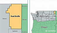 Pend Oreille County, Washington / Map of Pend Oreille County, WA ...