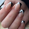 15 Diseños de manicure francés en tonos que no son blanco