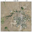 Aerial Photography Map of Lusk, WY Wyoming