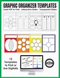 Graphic Organizer Templates - Print and Digital - Your Therapy Source
