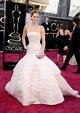 Jennifer Lawrence on the red carpet at the Oscars 2013. | All the ...