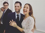 And the Bride Wore Beige! Penn Badgley and Domino Kirke Get Married — Again
