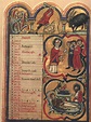 calendar of the Elisabethpsalter, Germany, early 13th century. December ...