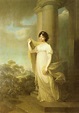 Portrait (copy) of princess Zofia Czartoryska (1778 – 1837, Polish ...