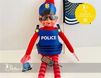 Printable Police Officer Elf Disguise,easy DIY Elf Magic,elf Police ...