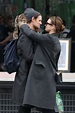 Lily James and Matt Smith – Share a kiss in Mayfair – GotCeleb