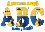 Creaciones Loly: Abecedario La Bella y la Bestia