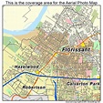 Aerial Photography Map of Florissant, MO Missouri