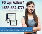 POF Login Problems ? Dial Now 1-855-654-1777