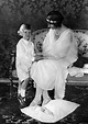 His Royal Highness Prince Welf Heinrich of Hanover (1923-1997) with his mother, the Duchess of ...