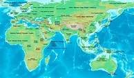 World map 1000 BC - World History Maps