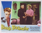 BLONDE BLACKMAILER Original Lobby Card 3 Richard Arlen Film Noir Susan ...