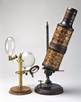 Hooke´s compound microscope, 1665-1675. Stock Photo 1895-18927 ...