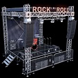Mini Concert Stage 2 - 3D Model for VRay
