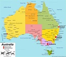 Large detailed map of Australia with cities and towns - Ontheworldmap.com