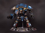 My Imperial Knight, after just over a year of painting and having the ...