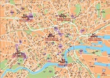 Belfast Mapa Vectorial Editable Eps Freehand Illustrator Mapas | Images ...