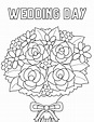 Free Printable Wedding Coloring Pages for Kids and Adults