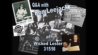 Rare - Q&A with Ron Leejack of Wicked Lester - YouTube