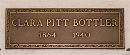 Clara Miller Pitt Bottler (1864-1940) - Find a Grave Memorial