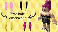 how to get free hair extensions [ROBLOX] - YouTube