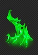 Green Fire Flames Effect FREE PNG | Citypng