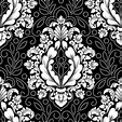 Free Vector | Vector damask seamless pattern element.