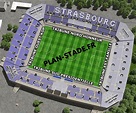 Plan Stade de la Meinau Strasbourg