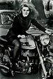 Ann Margret riding a Triumph Tiger in 1967 : OldSchoolCool