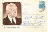Wilhelm Pieck 12 Pfg. mit Bild Berlin Brandenburger Tor Nr. 33719 ...