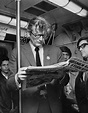Mayor John Lindsay Reads Newspaper by New York Daily News Archive