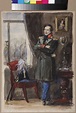 Porträt von Dichter Michail Jurjewitsch Lermontow (1814-1841 ...