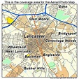 Aerial Photography Map of Lancaster, PA Pennsylvania
