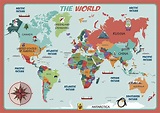 Educational Map World Map | Images and Photos finder