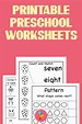10 Best Printable Preschool Worksheets - printablee.com